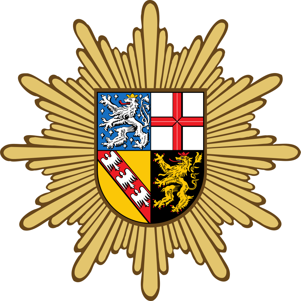 Polizeistern der Saarl&auml;ndischen Polizei